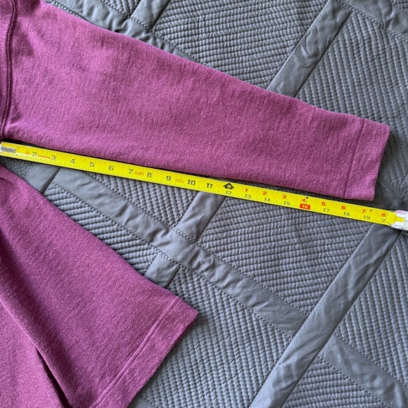 Columbia Womens XL Violet Funnel Neck Button Wrap Jacket Sweater Plum - Picture 8 of 8